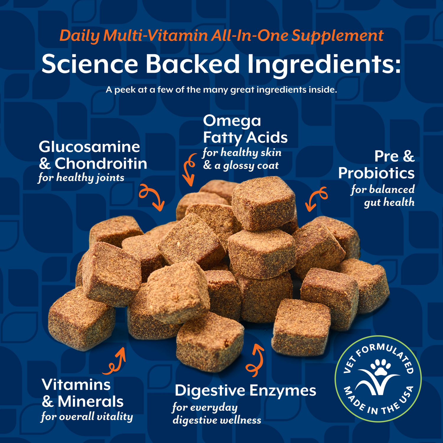 Naturvet All-In-One Vitamin Dog Supplement Soft Chews, 60-Count