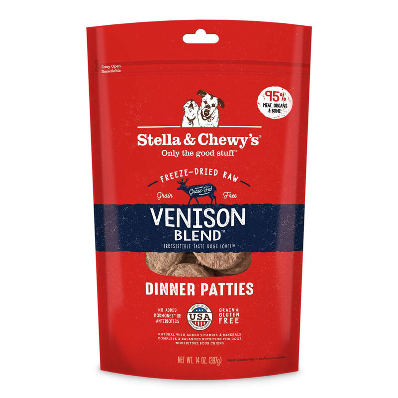 Freeze Dried Venison Blend Dinner Patties Dog Food Cat Food image number 1