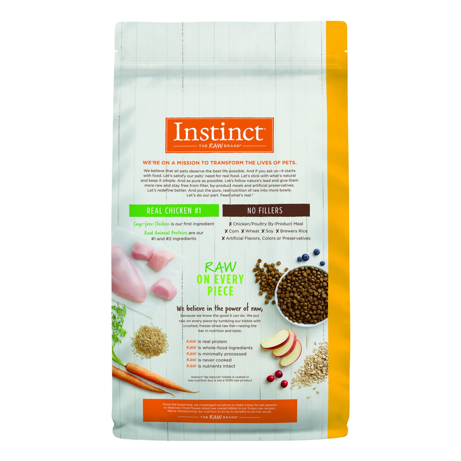 Instinct Be Natural Chicken & Brown Rice Dry Dog Food, 4.5Lb