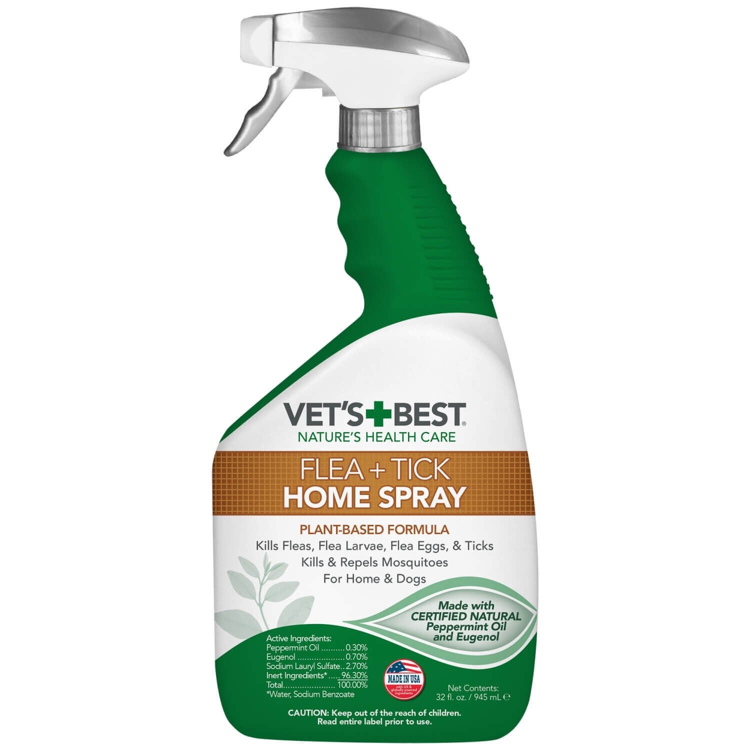 Vet's Best Flea + Tick Spray For Homes & Dogs