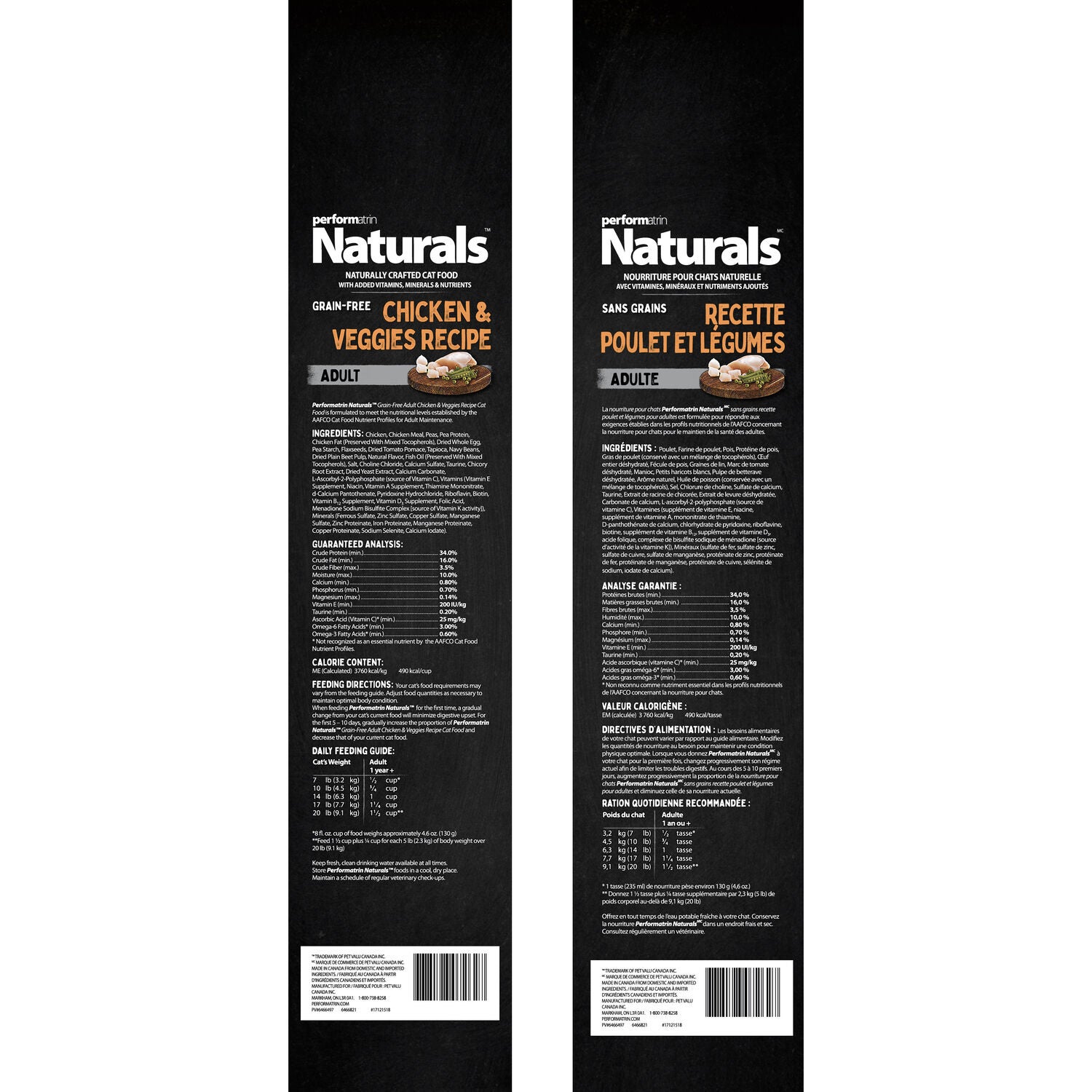 Performatrin Naturals Chicken & Veggies Recipe Adult Dry Cat Food, 5Lb