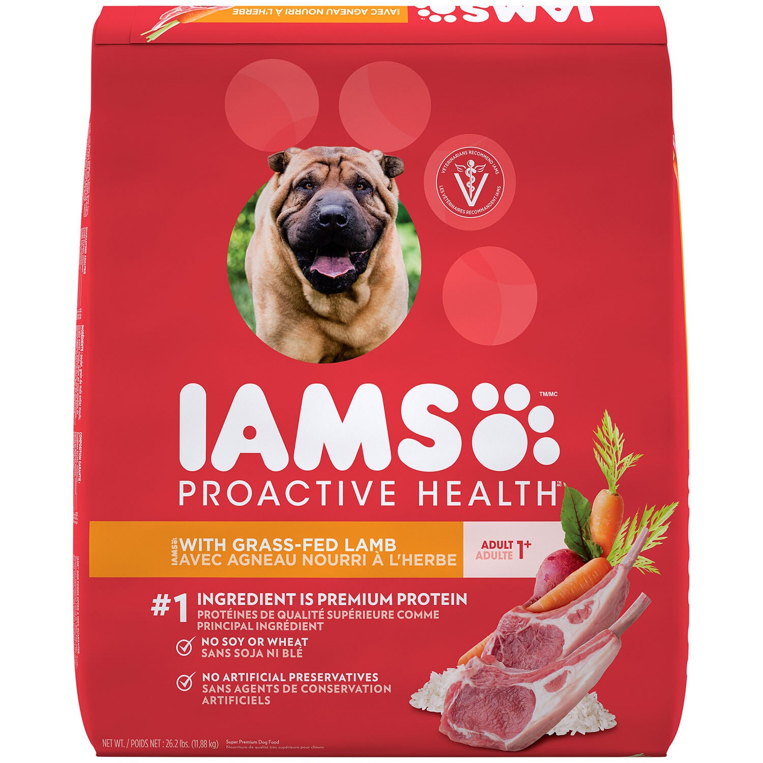iams proactive health sensitive skin & stomach grain free chicken & peas dry dog food