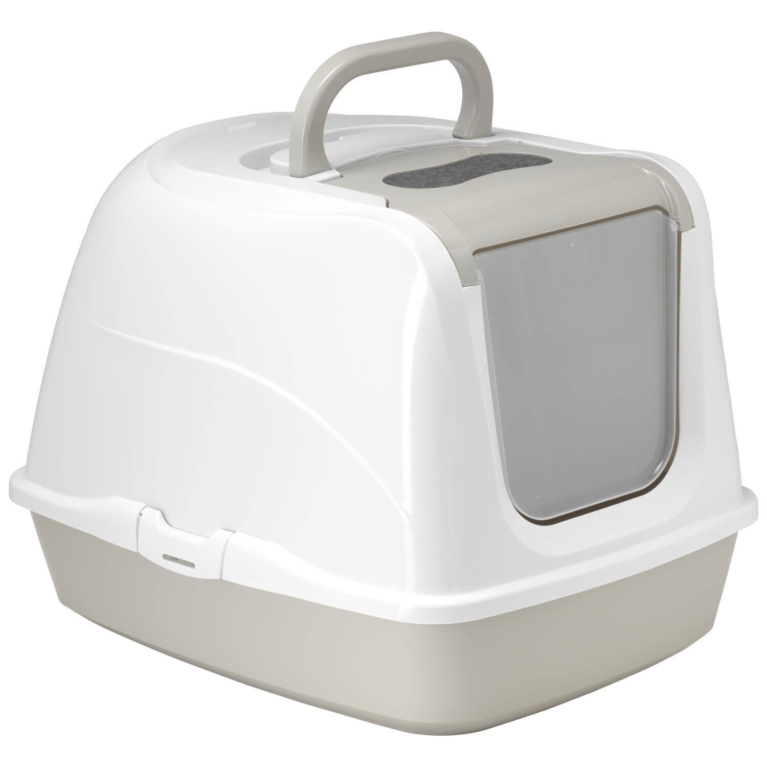 Moderna Flip Hooded Cat Litter Box - Grey, Extra Large