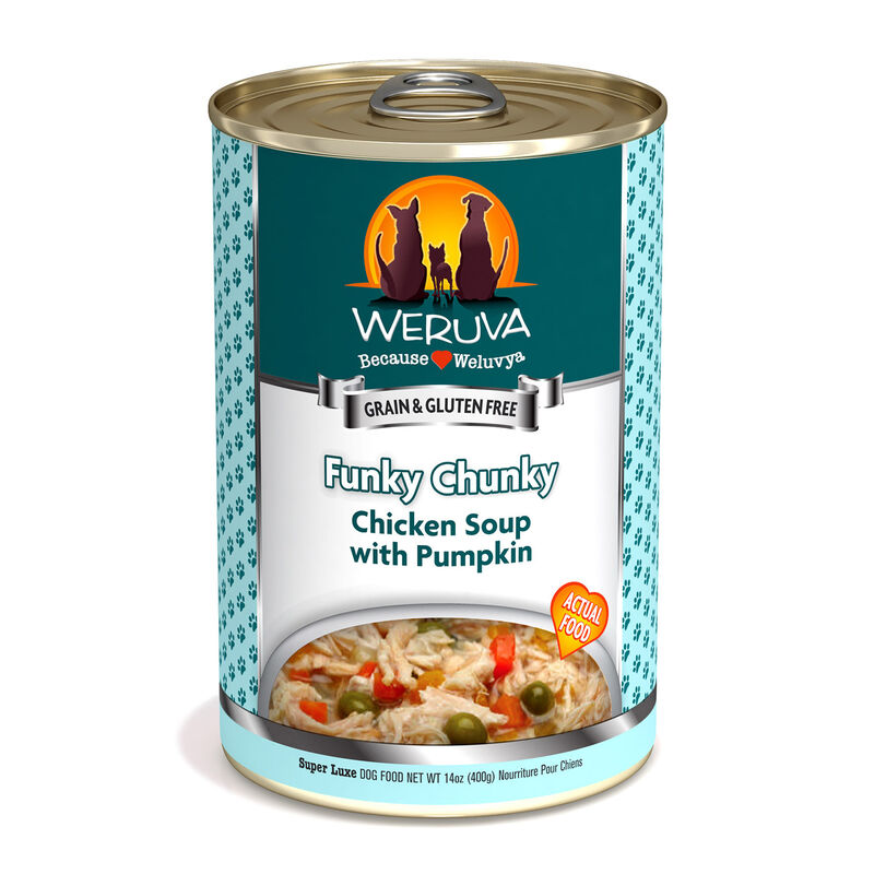 Weruva Funky Chunky Chicken Soup With Pumpkin Dog Food image number 1