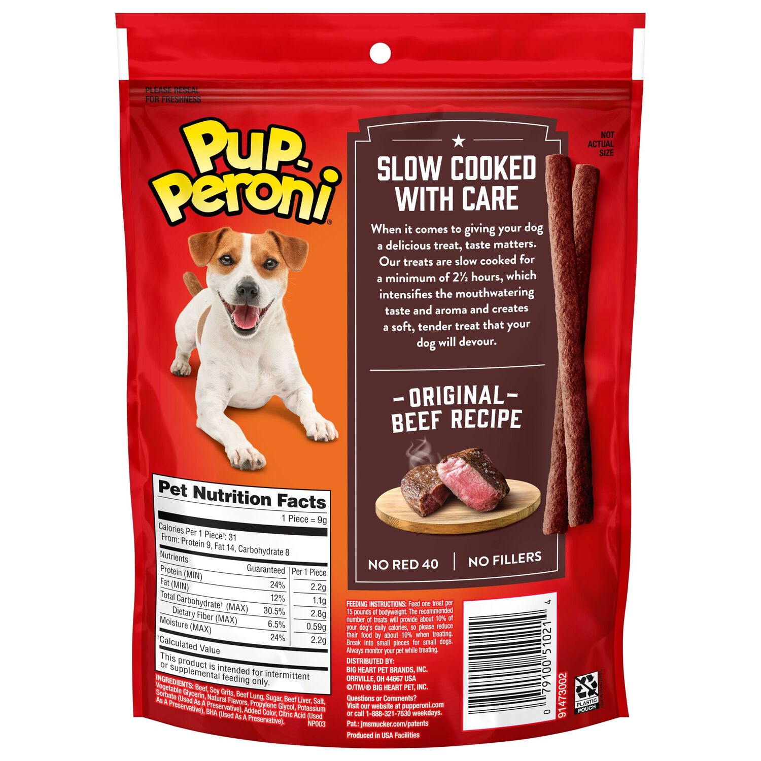 Pup-Peroni Original Beef Recipe Soft & Chewy Dog Treats, 22.5-Oz Bag