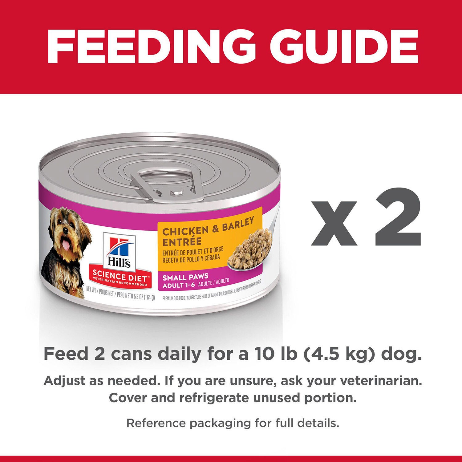 Hill's Science Diet Adult Small Paws Chicken Barley Entree Wet