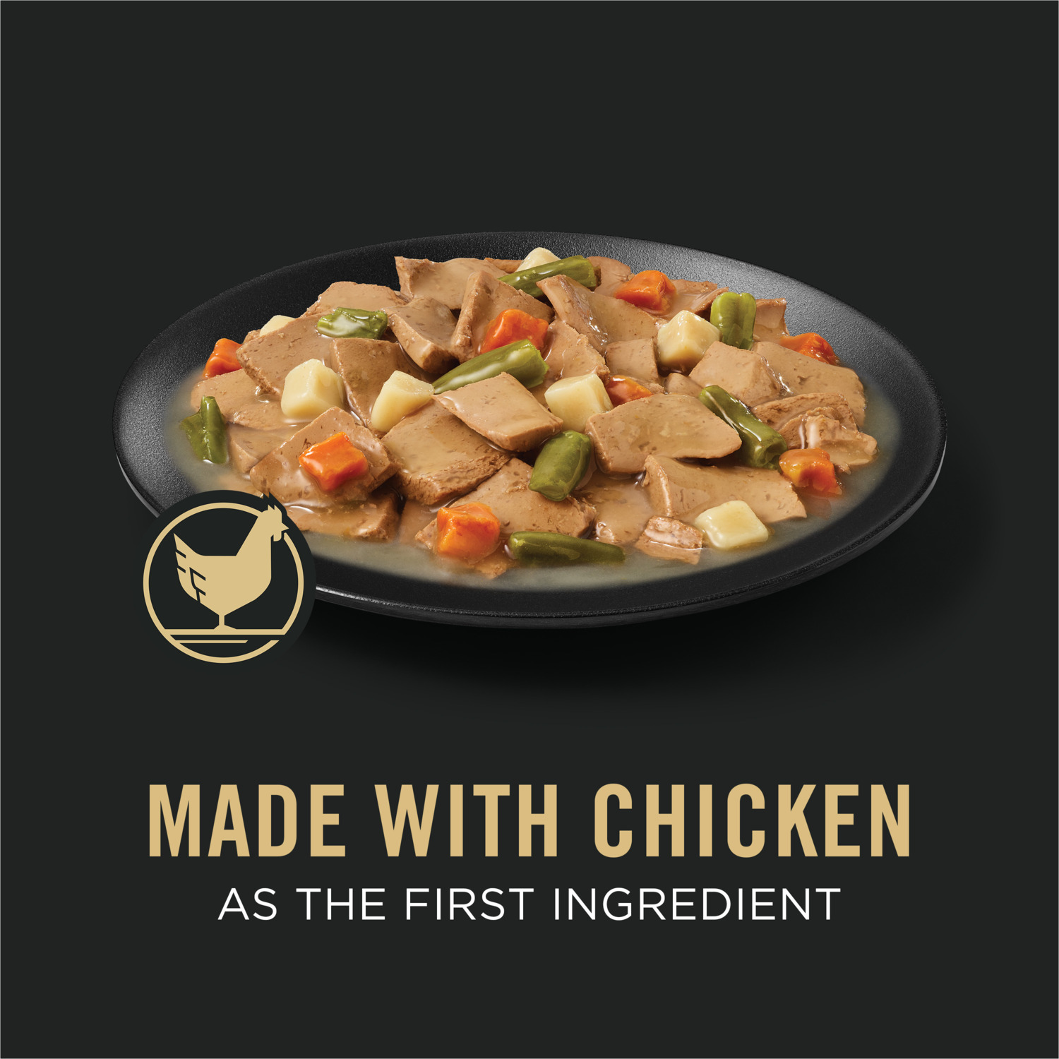Purina Pro Plan Complete Essentials Slices Chicken And Vegetables Entree In Wet Dog Food, 13-Oz