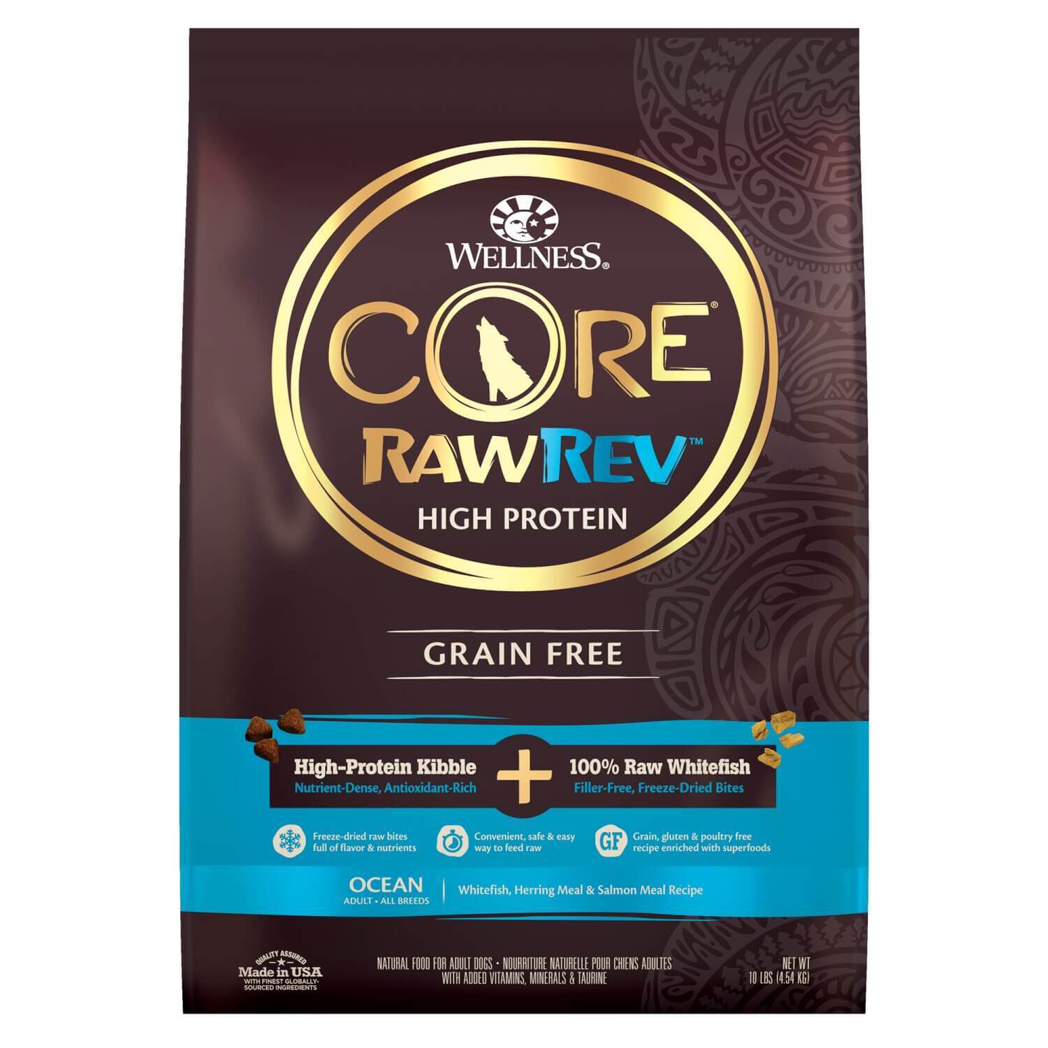 Raw rev shop dog food