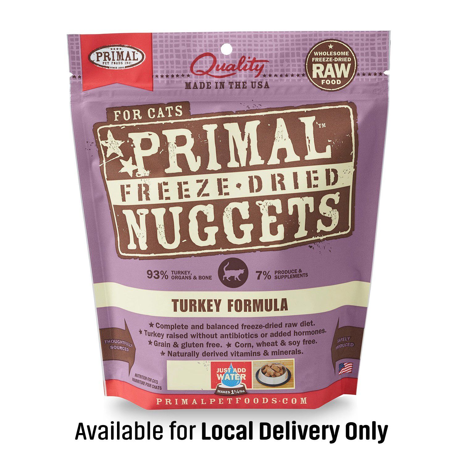 Primal Freeze Dried Nuggets -Turkey Formula Cat Food