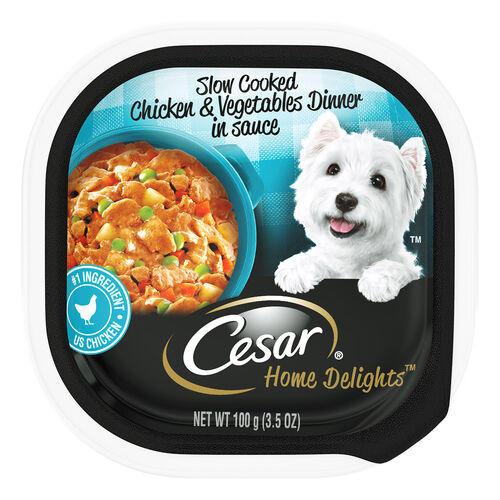 Home Delights Slow Cooked Chicken & Vegetables Dinner In Sauce Dog Food