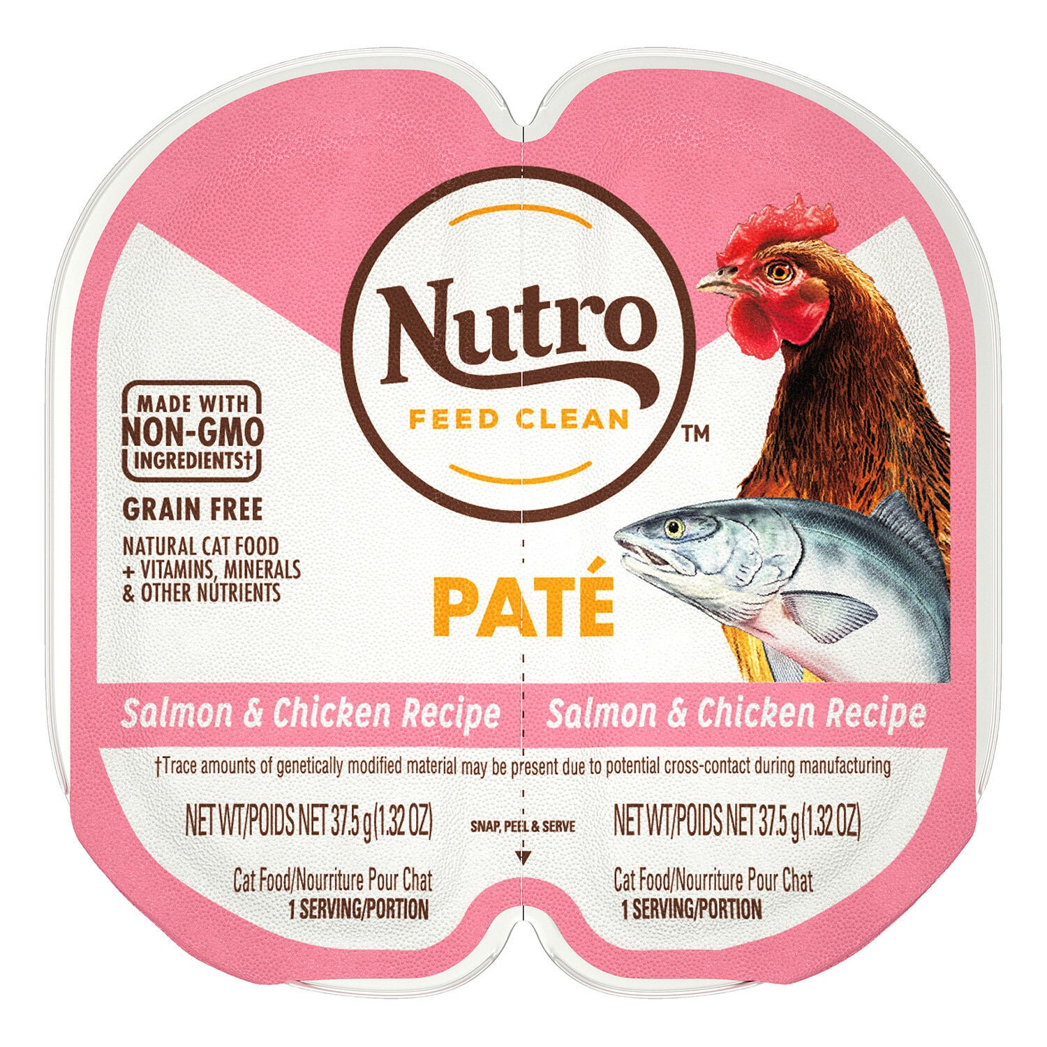 Nutro Perfect Portions Salmon Chicken Recipe Pate Cat Food