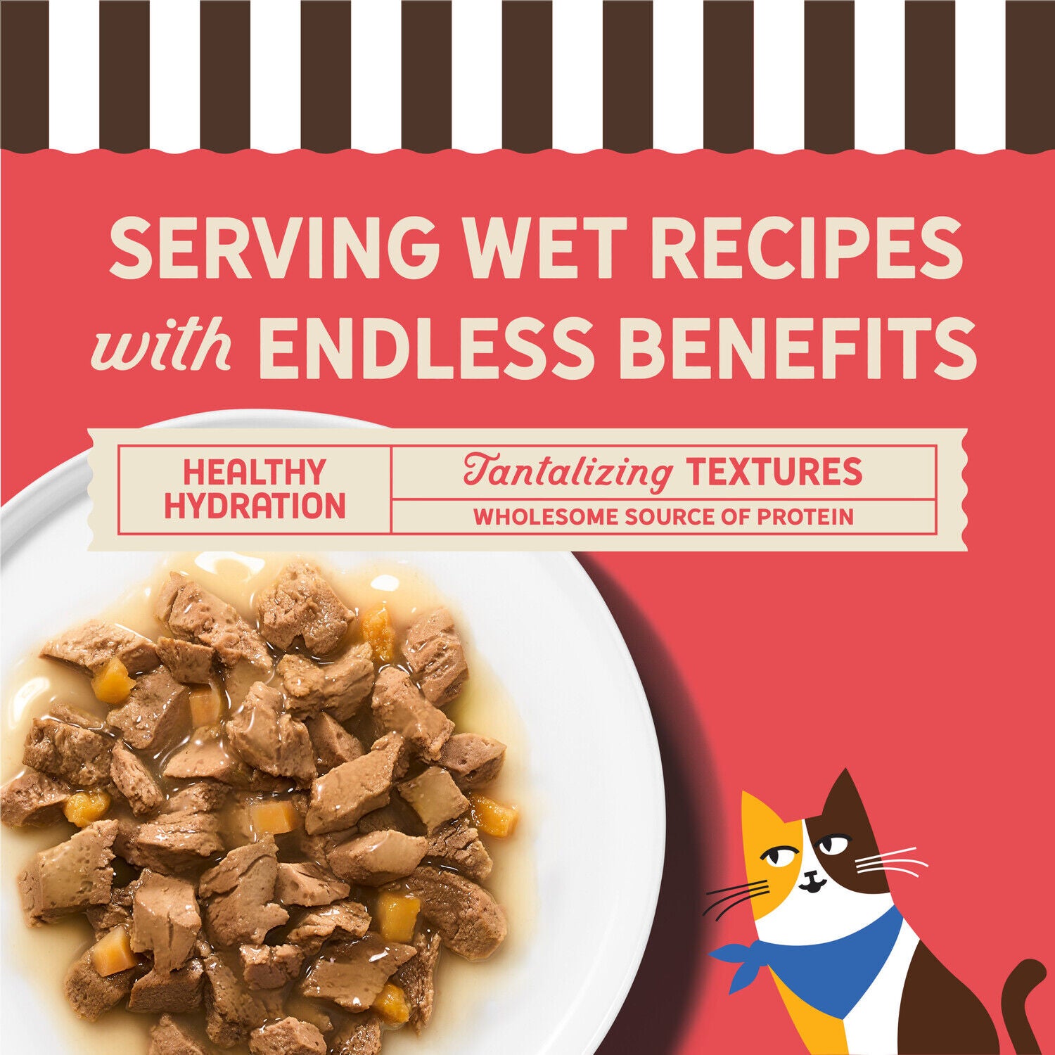 Merrick Purrfect Bistro Savory Salmon And Sweet Potato Recipe Wet Adult Cat Food In Gravy, 3 Oz. - 24 Pack
