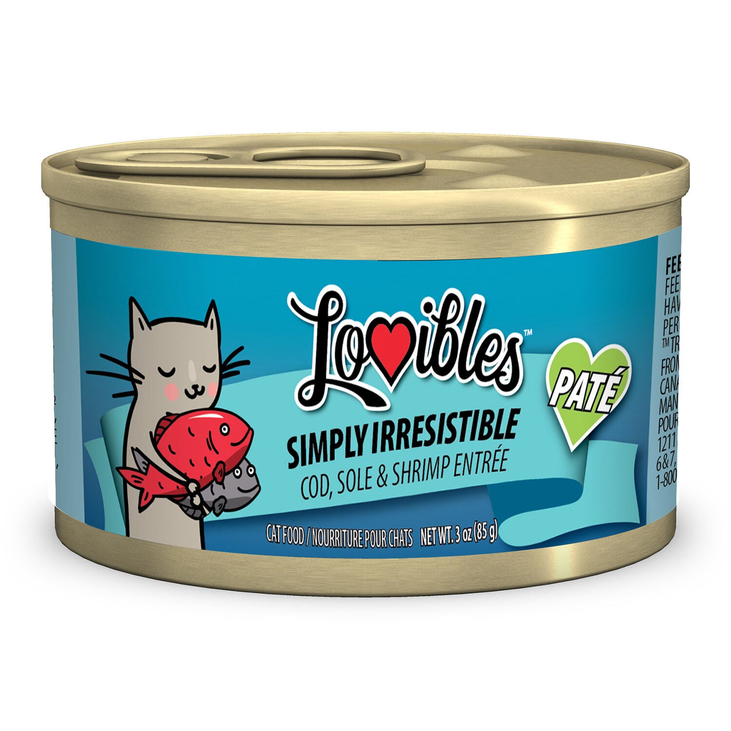 Simply Irresistible Cod, Sole & Shrimp Entree Pate 3oz Pet Supermarket