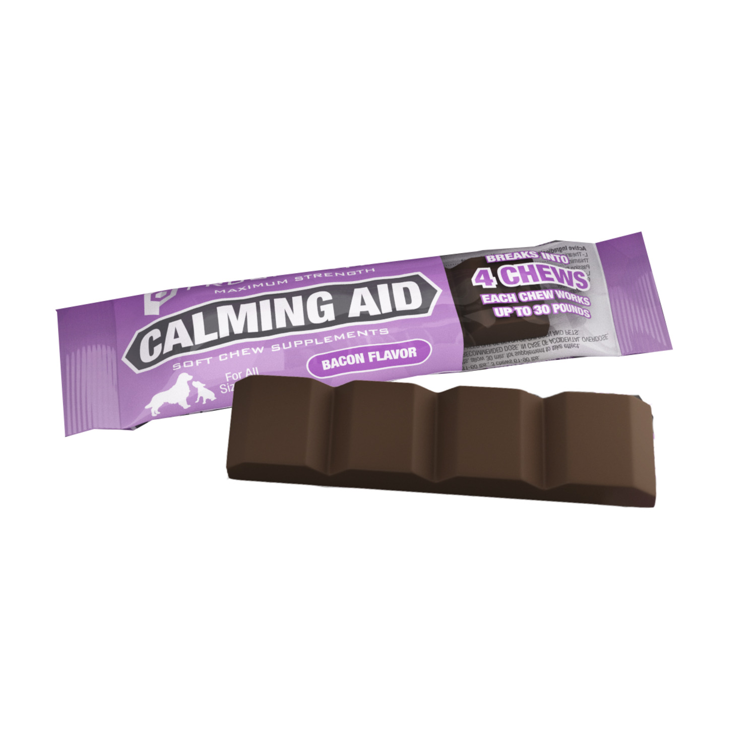 Progility Max Calming Aid Soft Chews Dog Supplement, 1 Bar Each