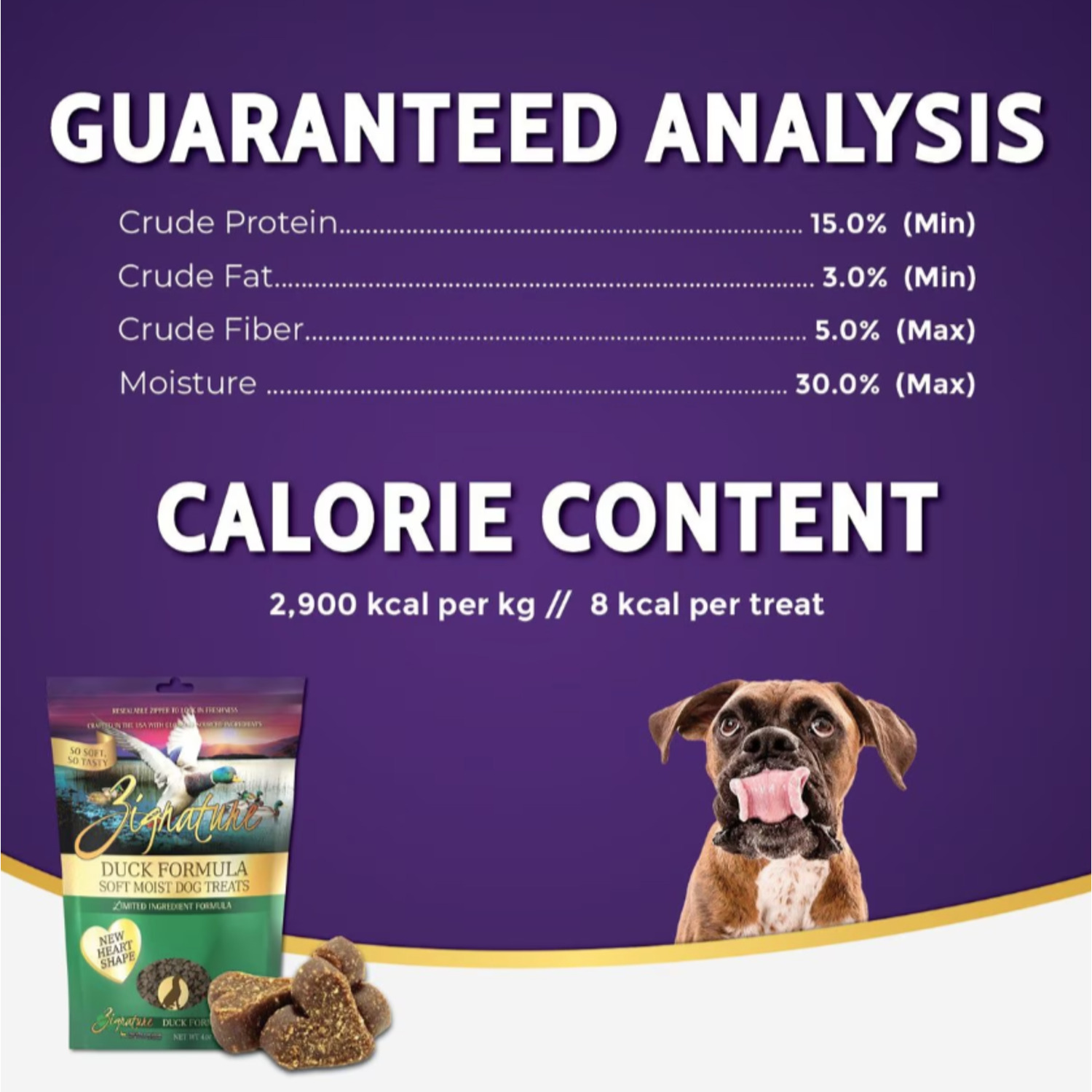 Zignature Duck Formula Soft Dog Treats, 4Oz