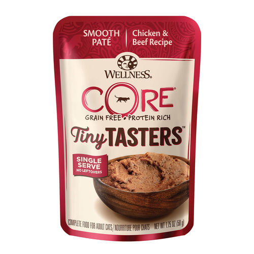 Tiny Tasters Chicken & Beef Pate Cat Food