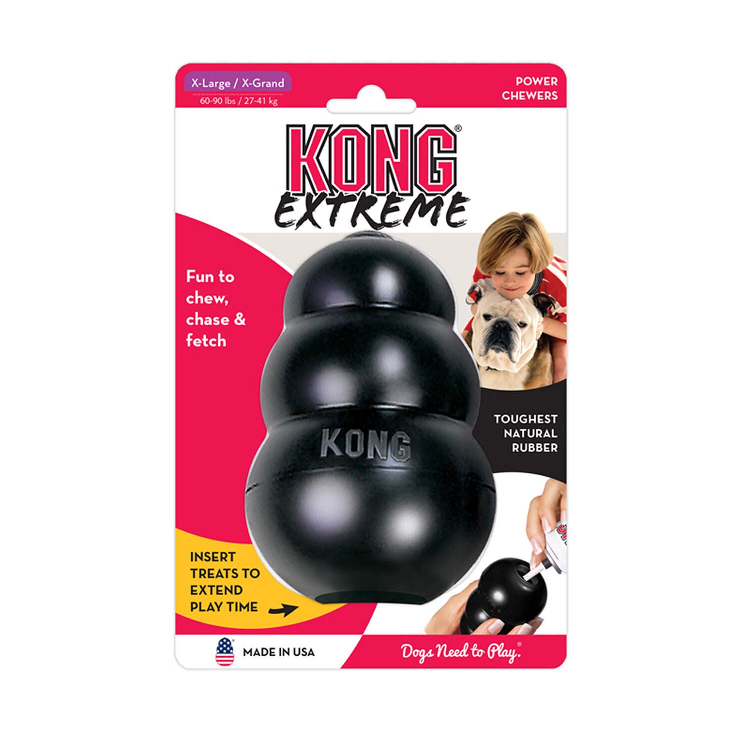 Kong Extreme Rubber Chew Dog Toy
