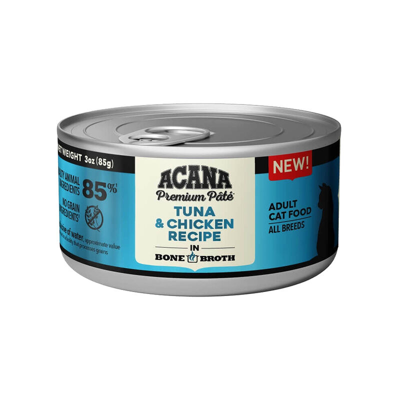 Acana Premium Pate Tuna And Chicken In Bone Broth Recipe Wet Cat Food