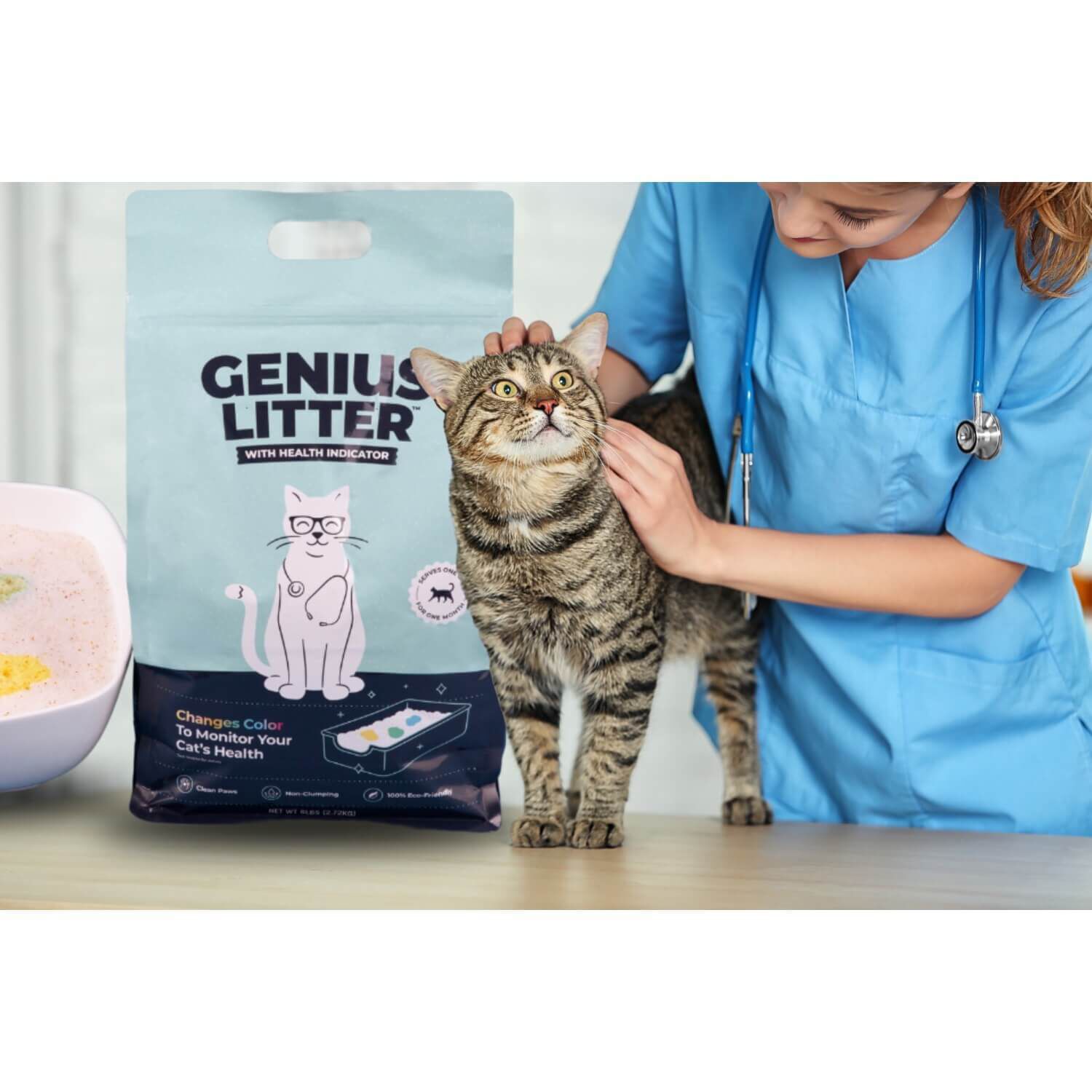 Alpha Paw Genius Litter With Health Indicator 6lb Pet Supermarket