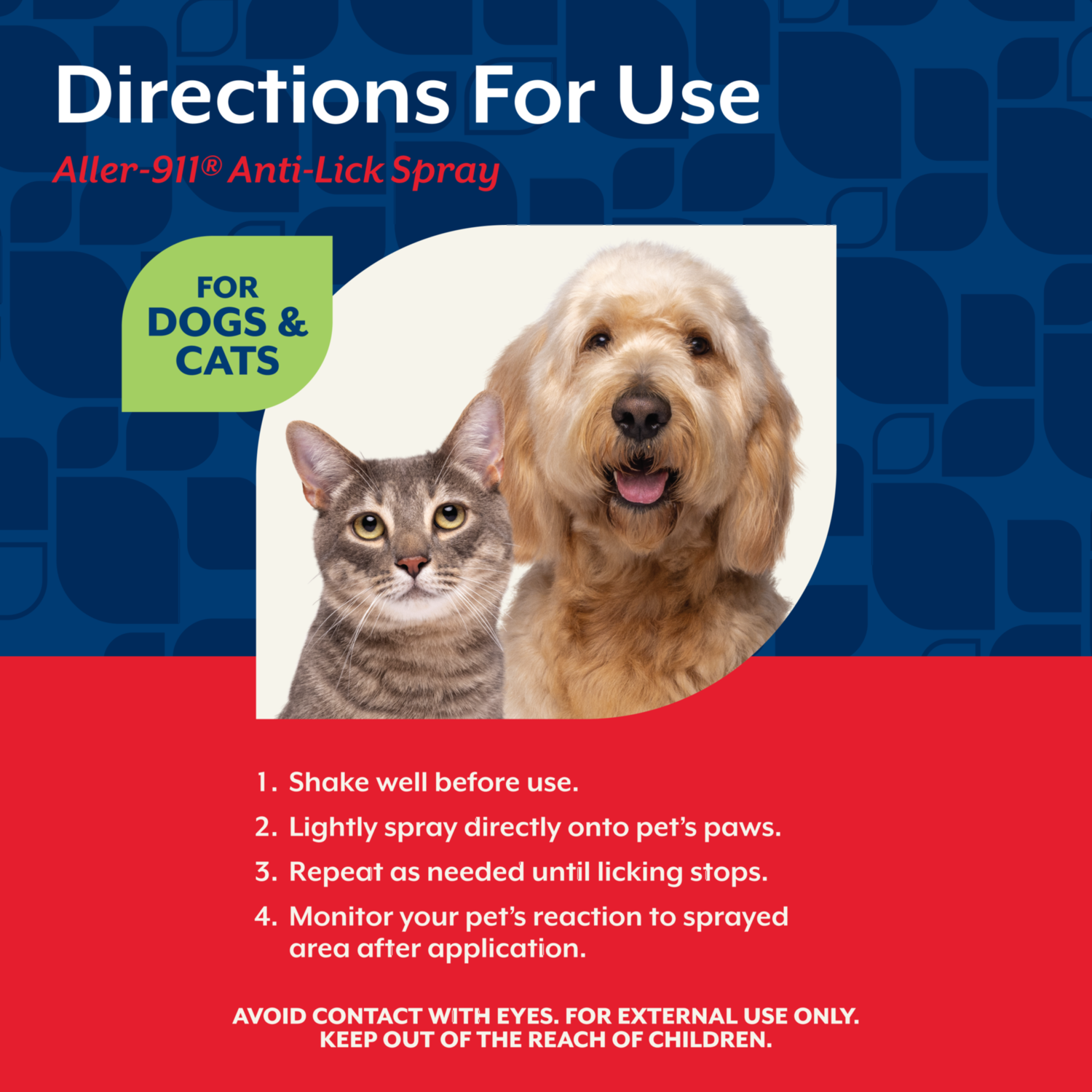 Naturvet Aller-911 Anti-Lick Topical Paw Spray For Dogs & Cats