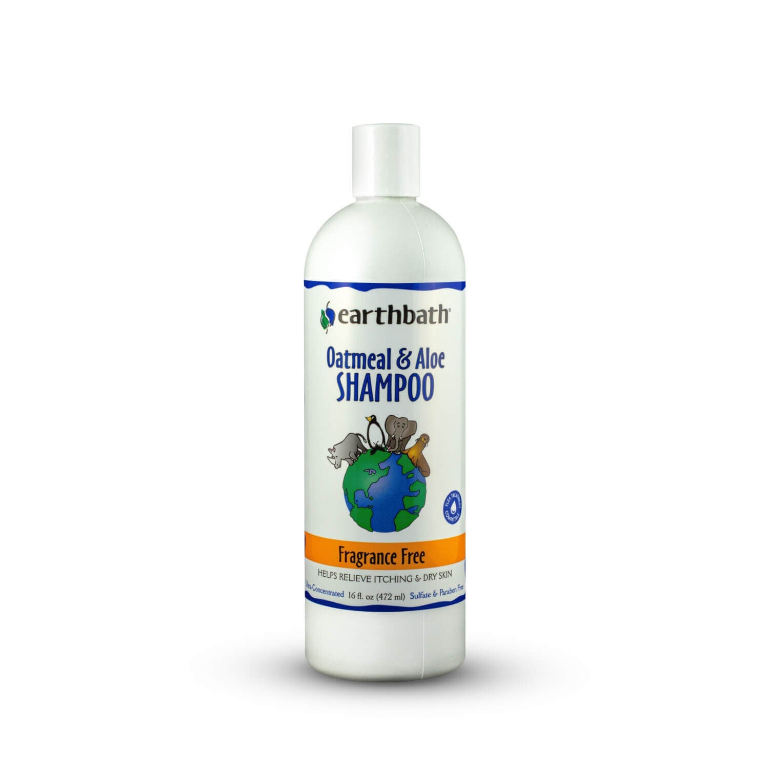 Earthbath Oatmeal & Aloe Dog & Cat Shampoo, Fragrance Free
