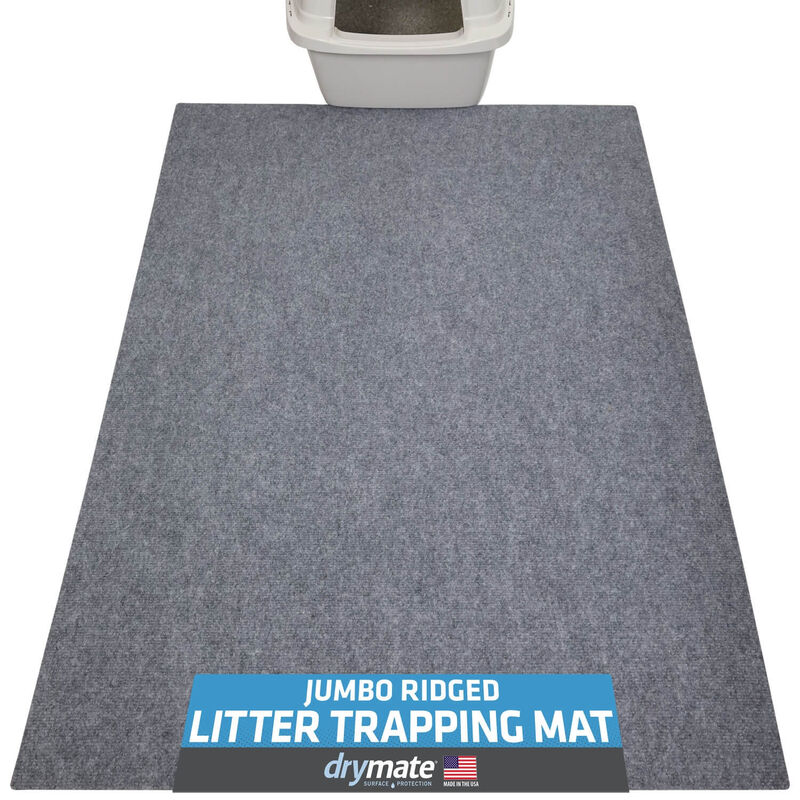 Jumbo Litter Trapping Mat, Charcoal image number 1