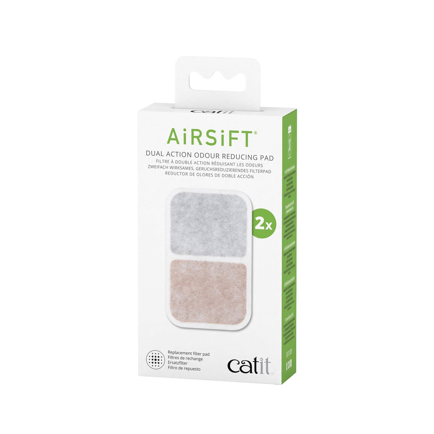 Catit Airsift Dual Action Odor Reducing Replacement Filter Pad