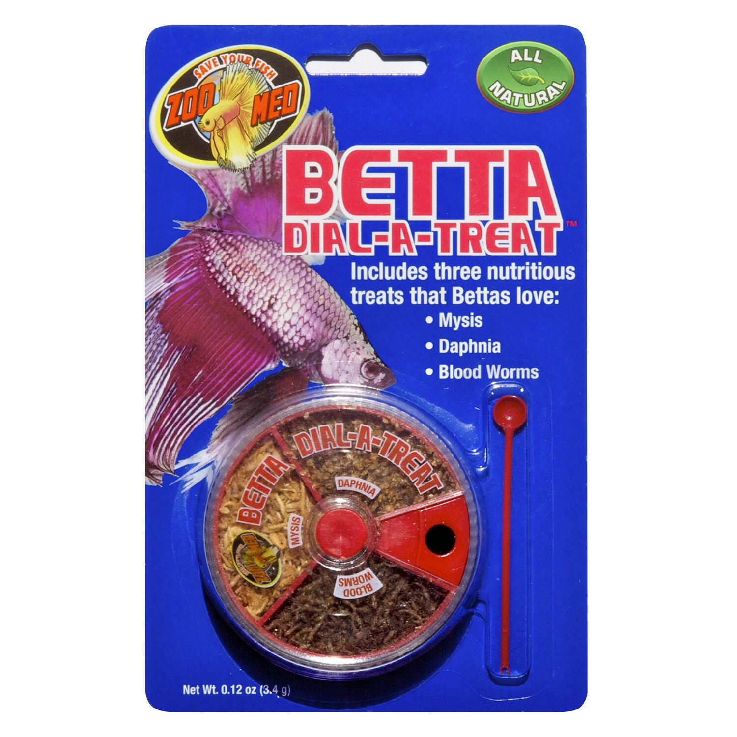 Zoo Med Betta Dial-A-Treat Fish Food