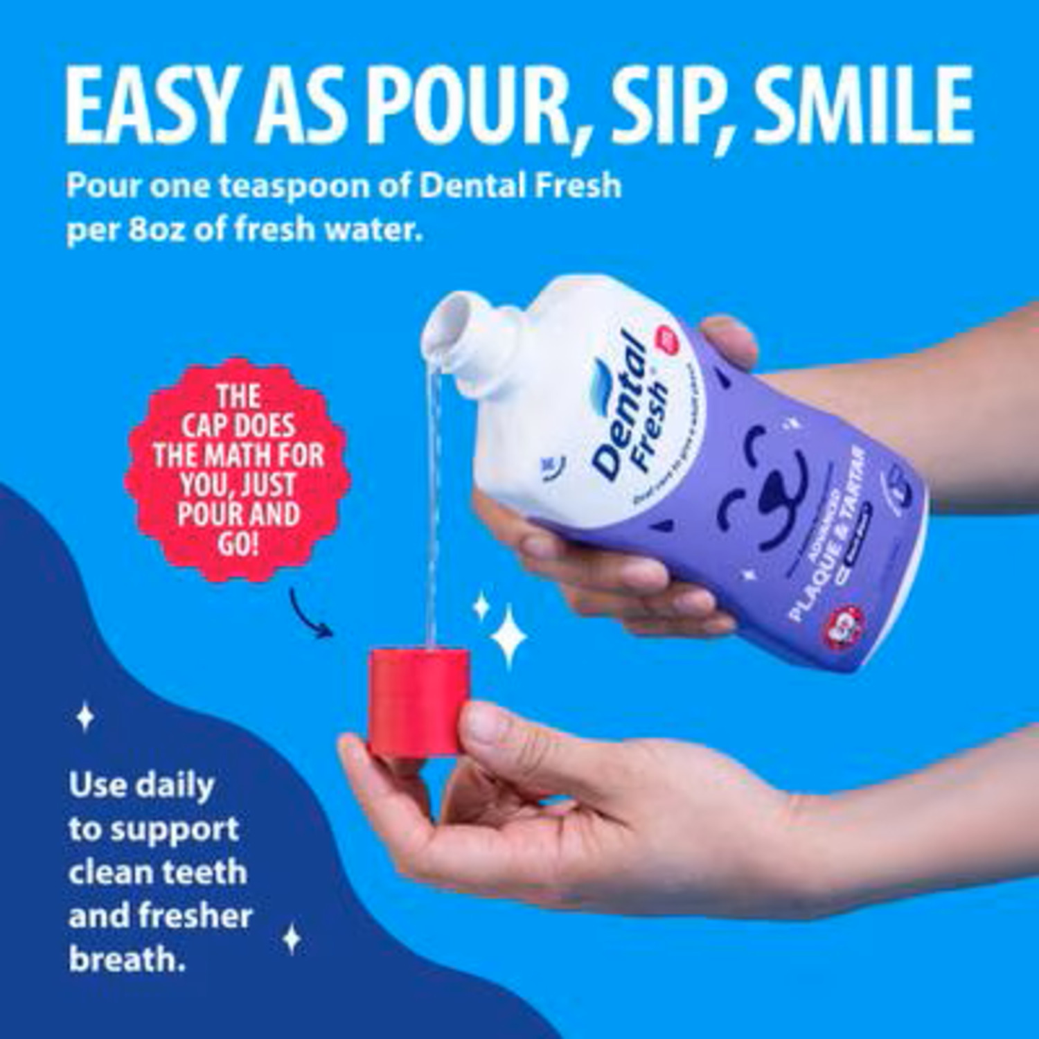 Dental Fresh Advanced Plaque & Tartar Control Dog & Cat Dental Water Additive, 17-Oz