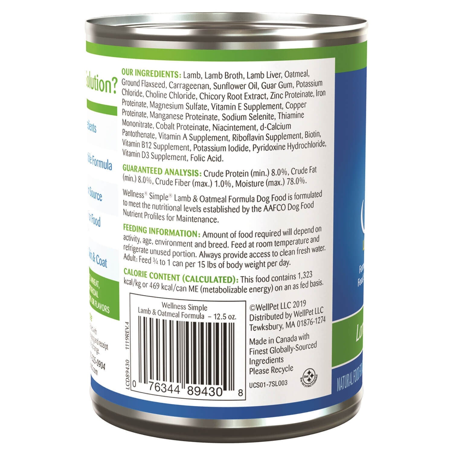 Wellness simple dog food sales