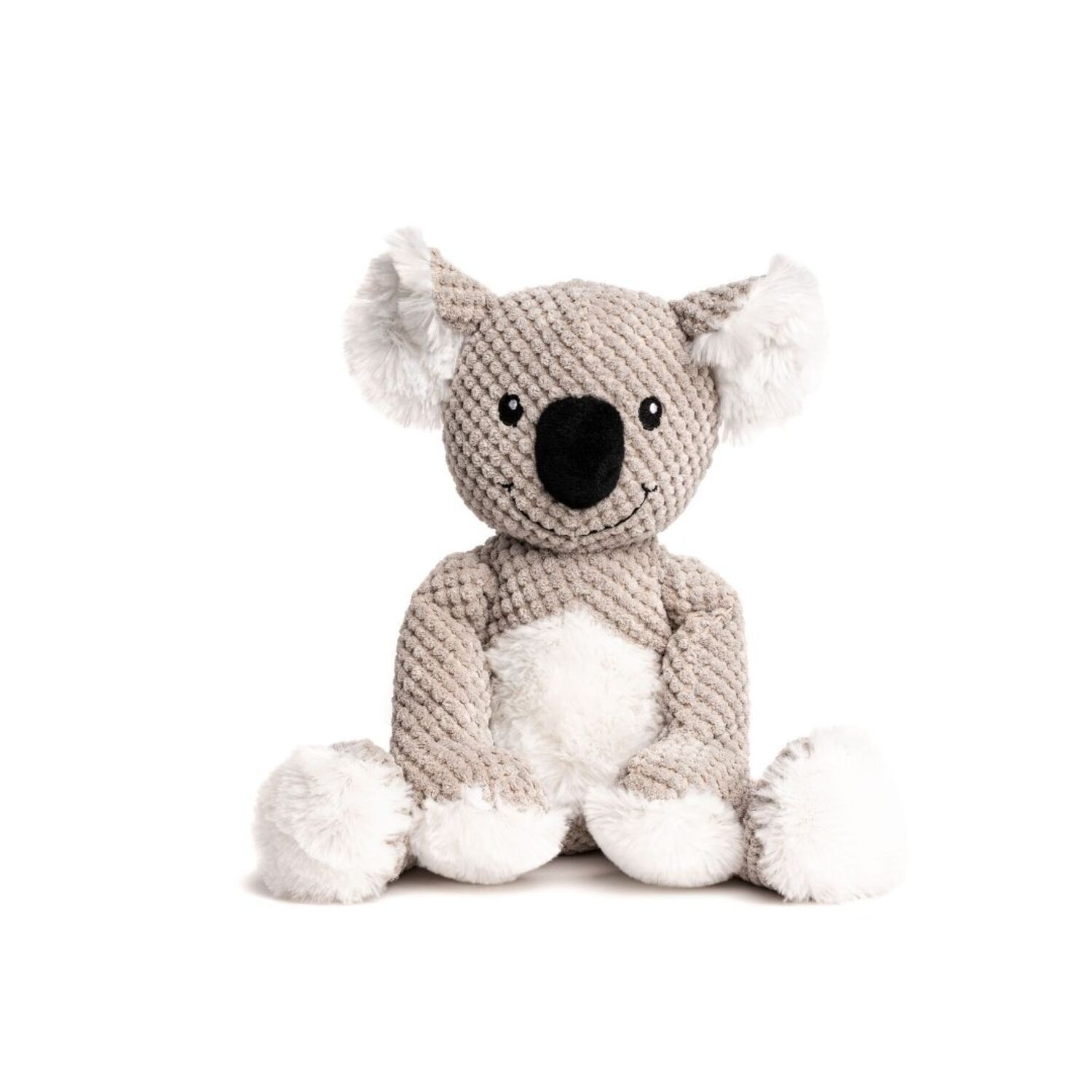 Fabdog Floppy Koala Plush Sqeuaky Dog Toy, 11"