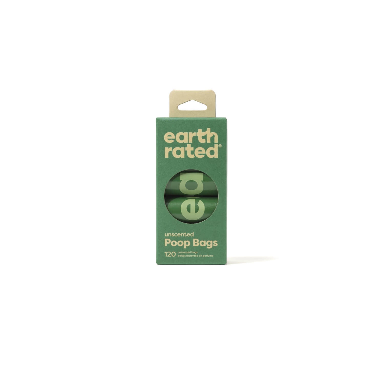 Earth Rated Unscented Ecofriendly Leakproof Dog Poop Bags, 8 Refill Rolls