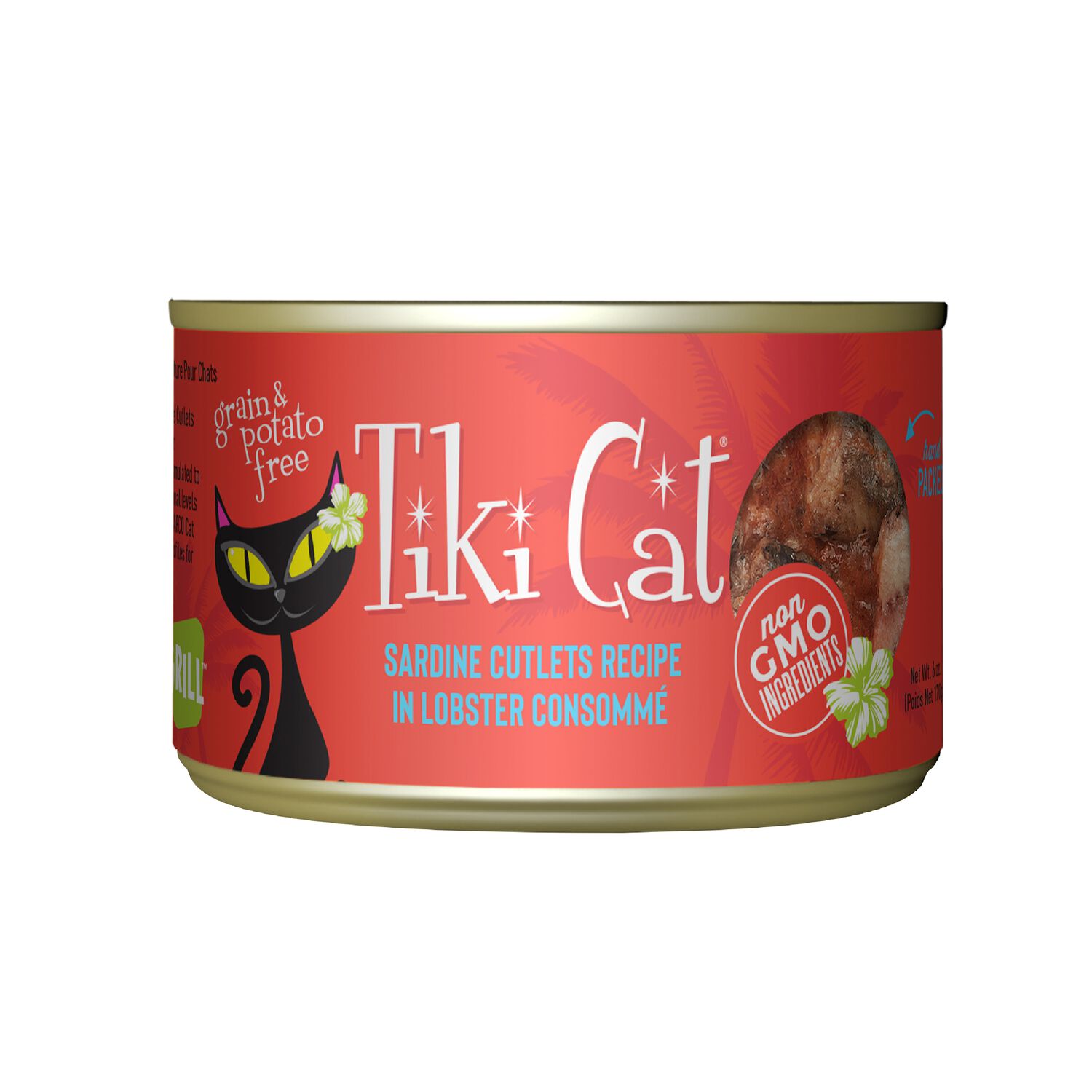 Tiki Cat Grill Wet Cat Food, Sardine Cutlets Recipe In Lobster Consomme