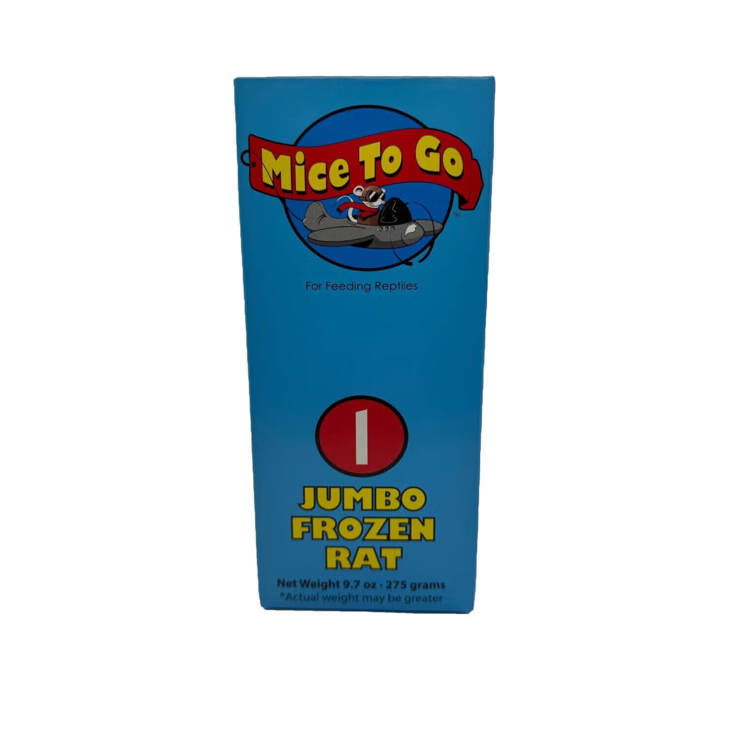 Mice To Go - Jumbo Rat Frozen Reptile Food, 9.7 Oz, 1 Count