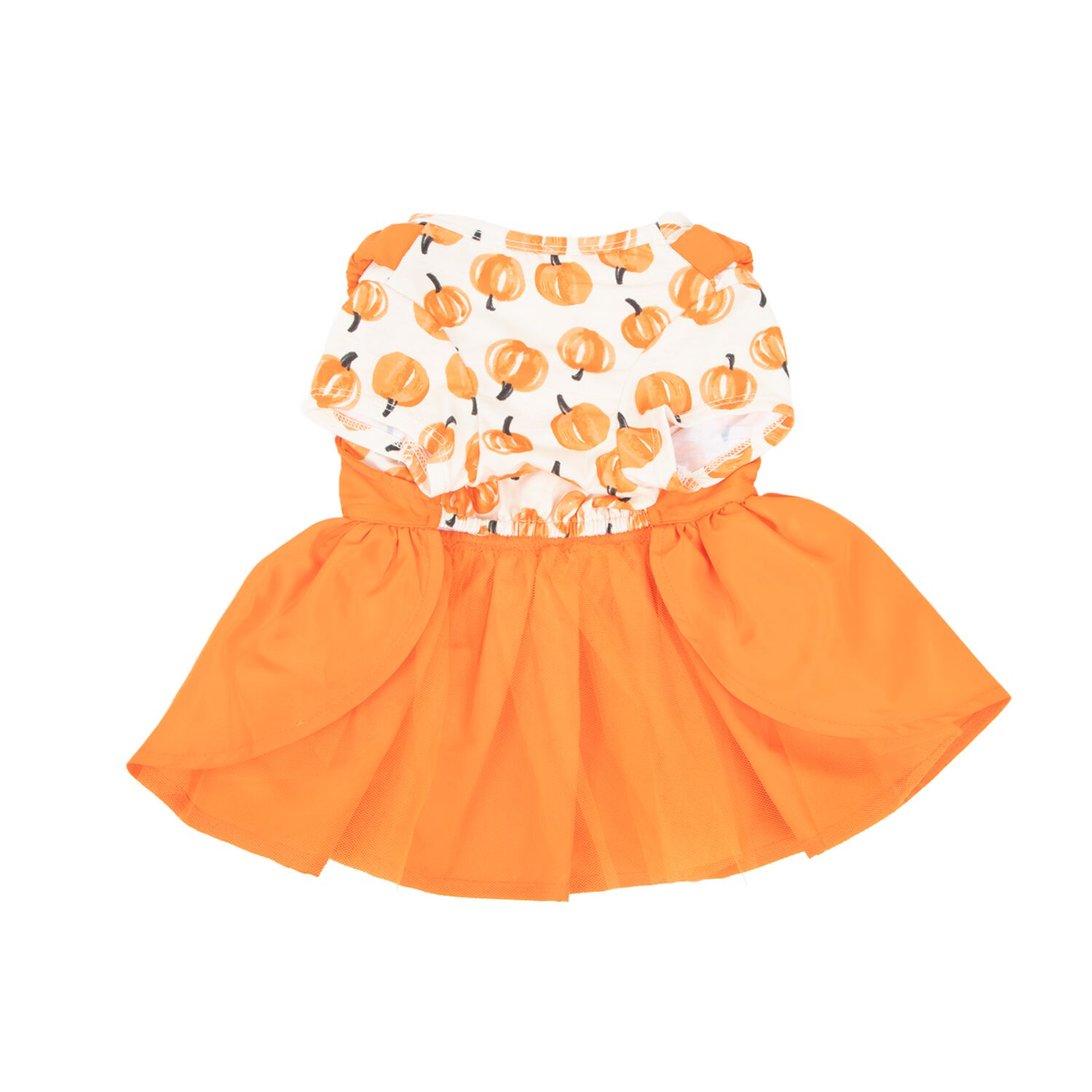 Aristopet Orange Pumpkin Overalls Dog Dress, Extra Large