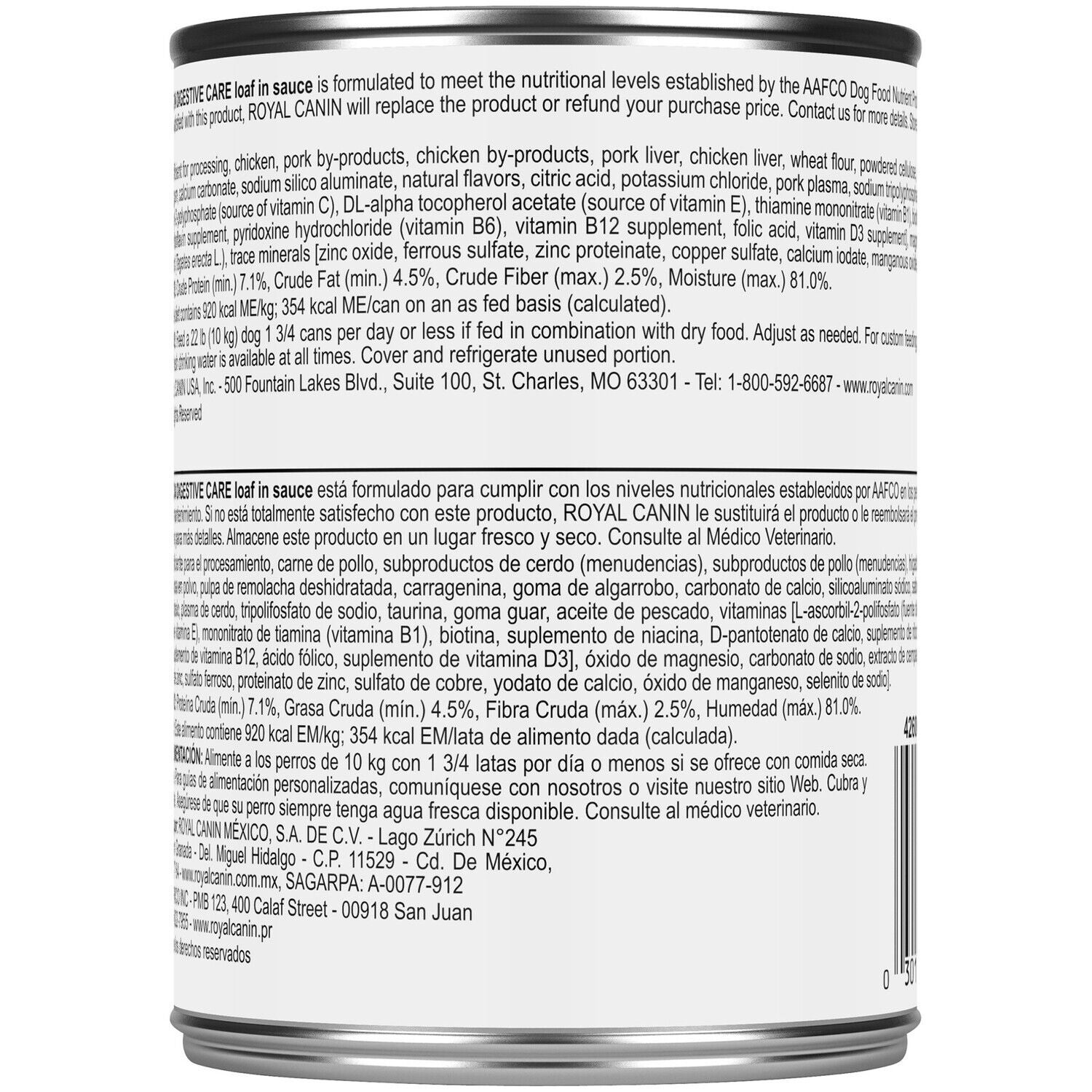 Royal Canin Canine Care Nutrition&trade; Digestive Care Loaf In Sauce Wet Dog Food, 13.5 Oz