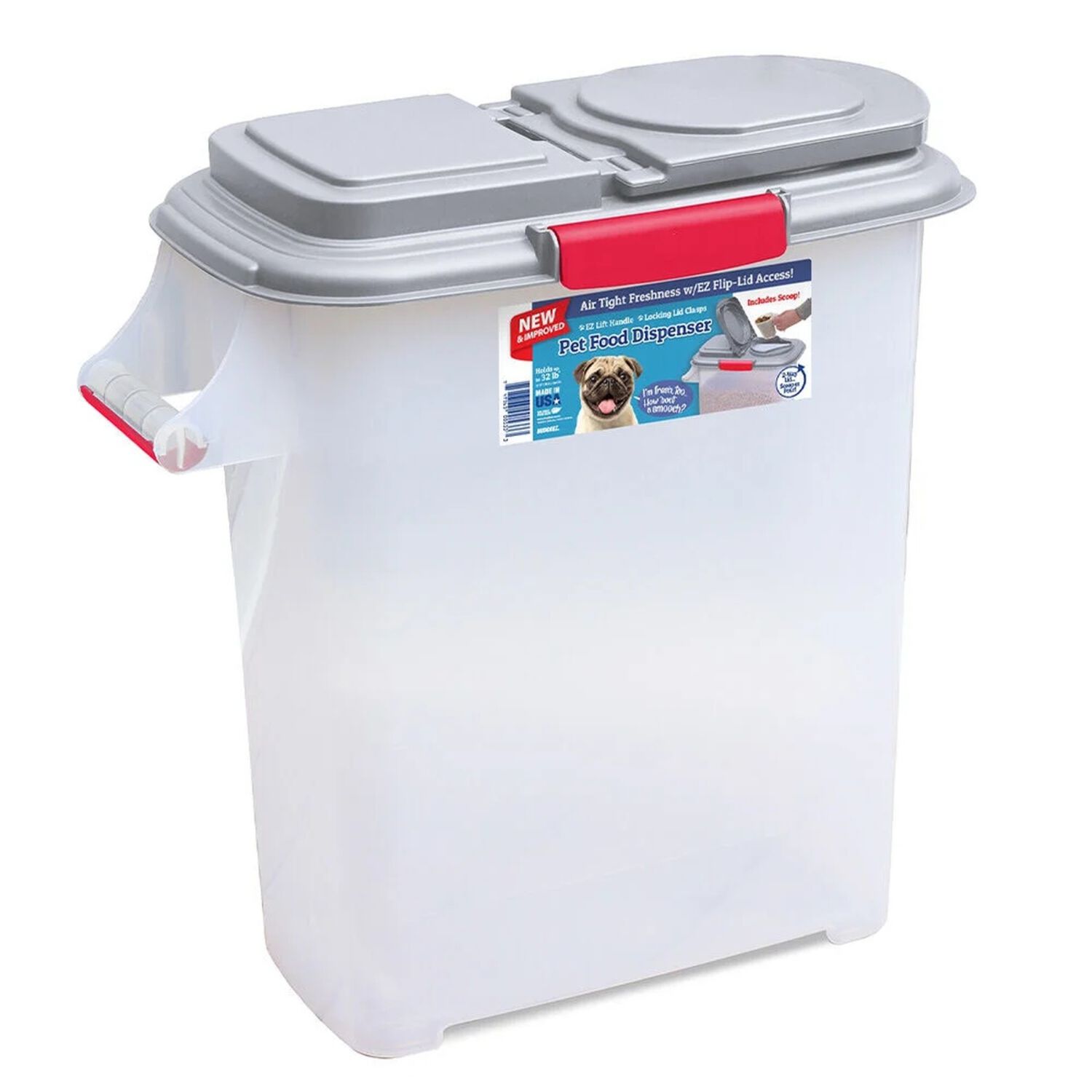  Buddeez Pet Food Storage Dispenser Dog, Cat & Wild Bird