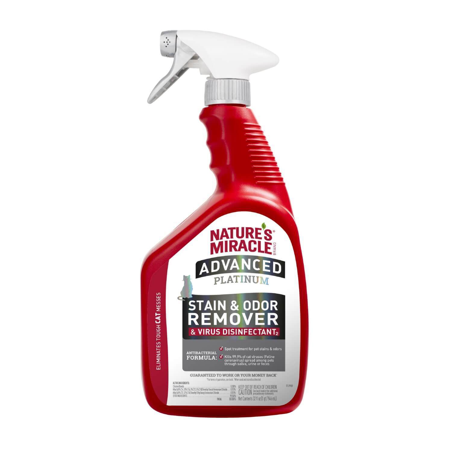 Advanced Platinum Stain & Odor Remover & Virus Disinfectant For Cats