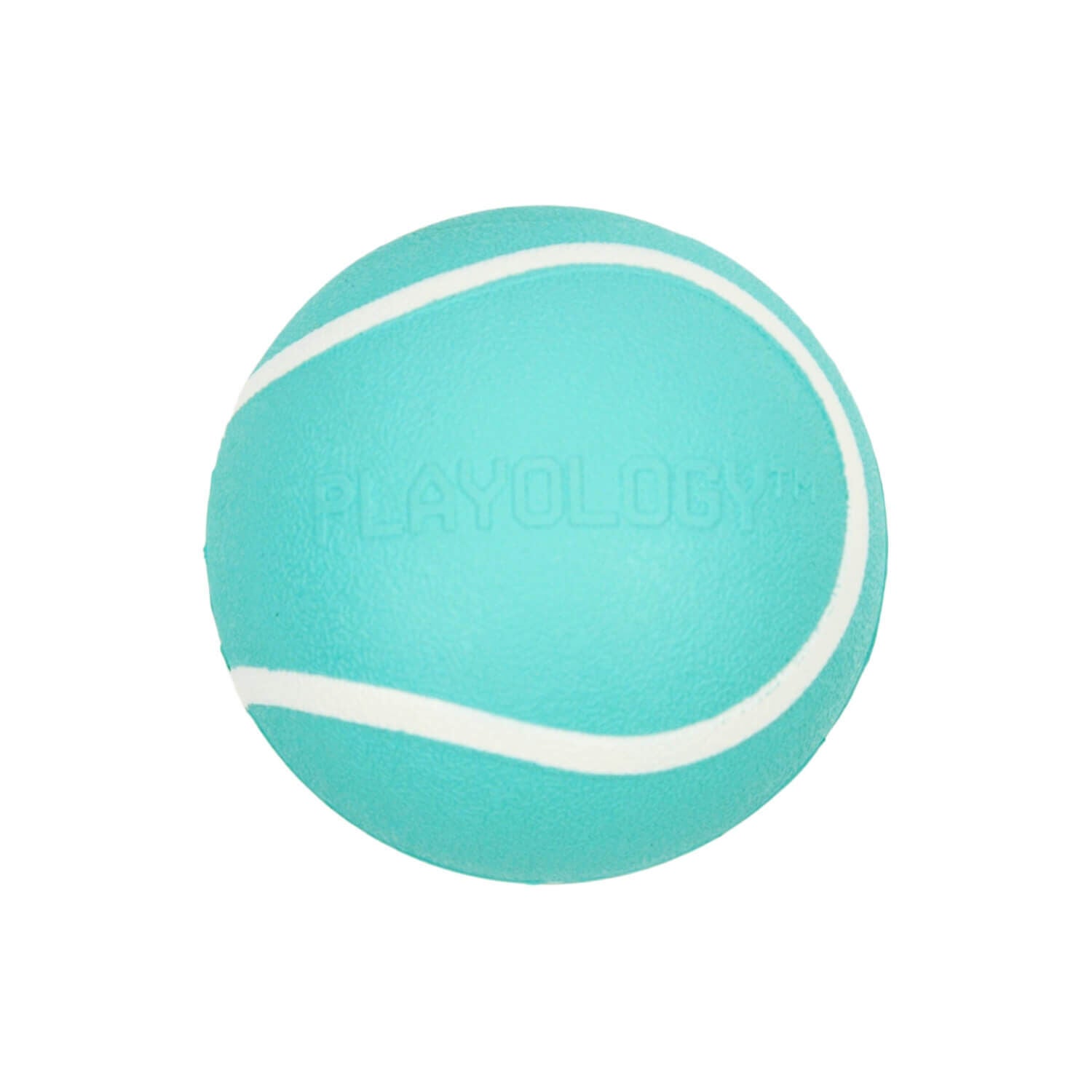 Playology Peanut Butter Scented Squeaky Chew Ball Dog Toy