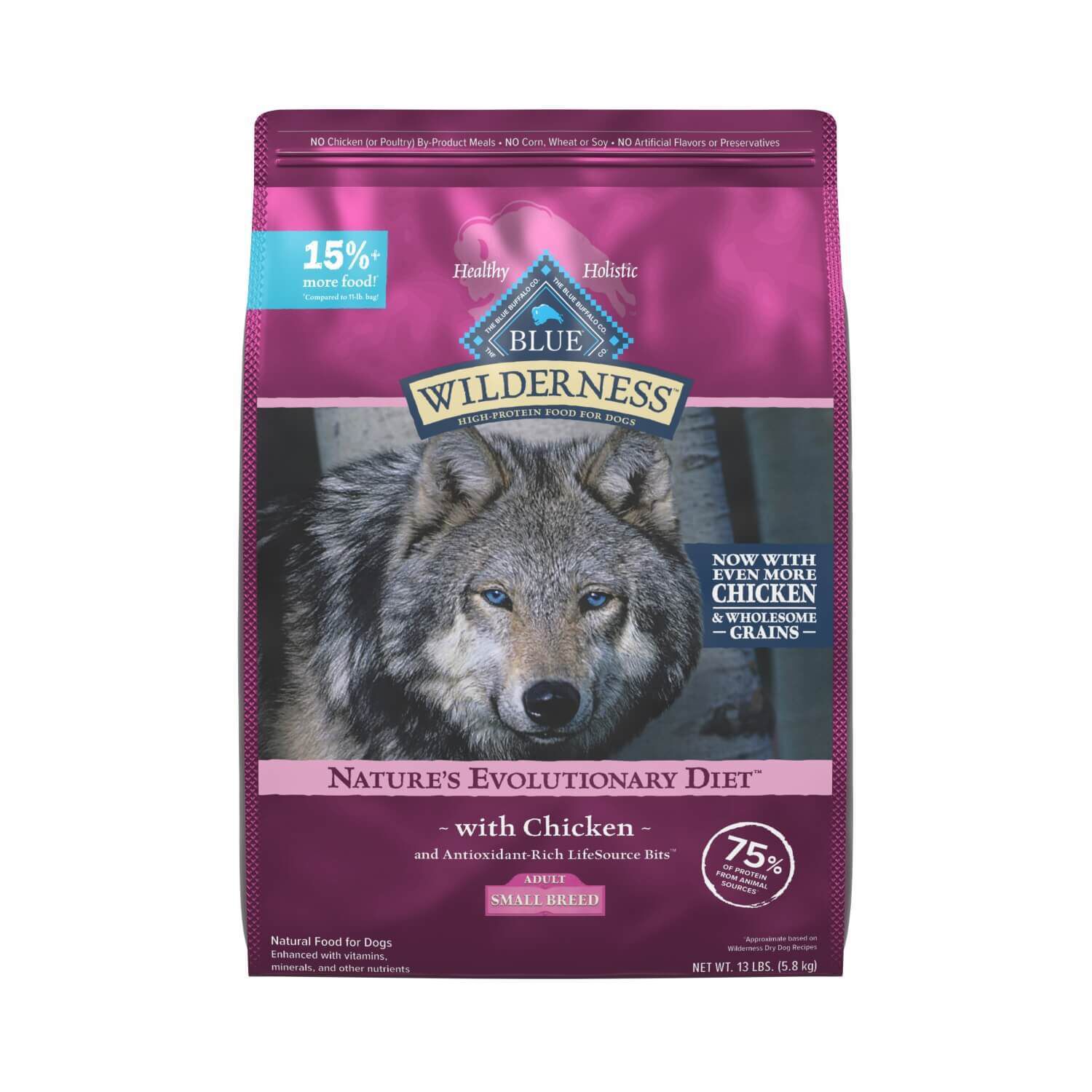 Blue Buffalo Wilderness Small Breed Adult Chicken Dog Food