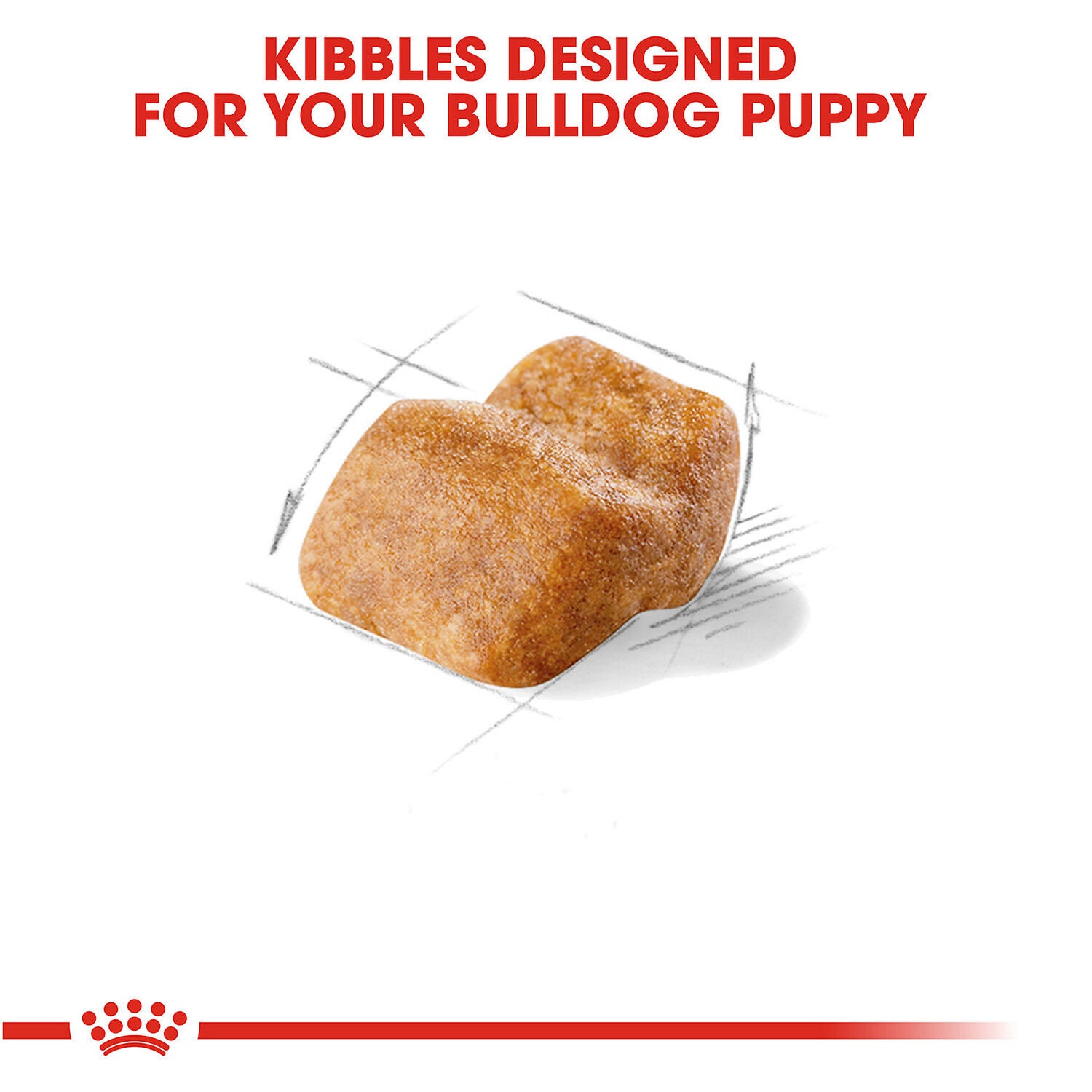 Royal Canin Breed Health Nutrition Bulldog Puppy Dry Dog Food, 6Lb