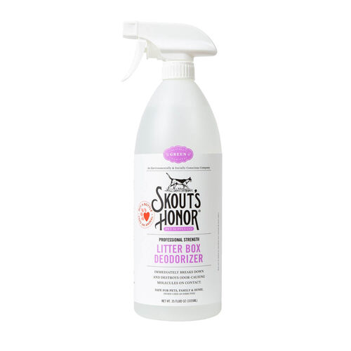 Skout'S Honor Professional Strength Litter Box Deodorizer Spray
