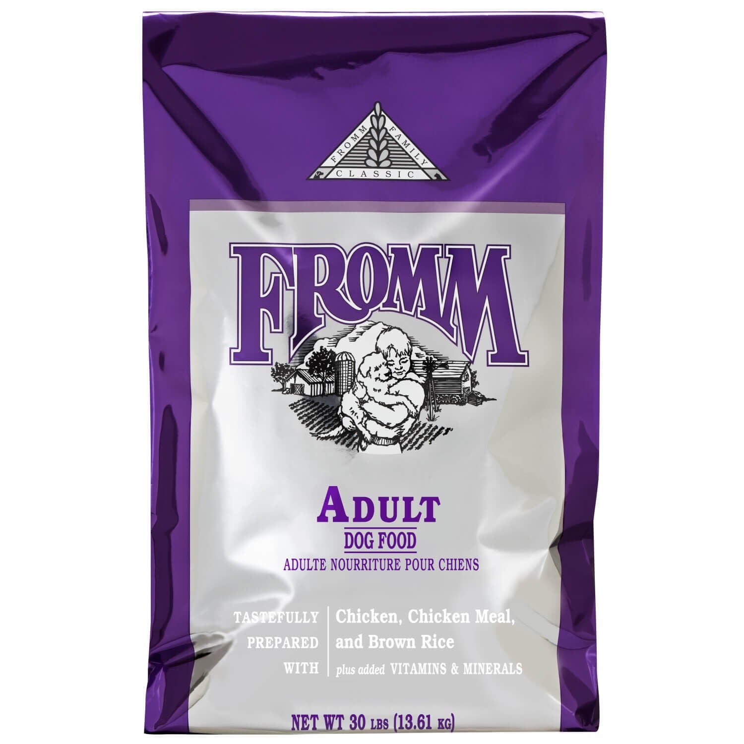 Fromm Classic Dry Adult Food For Dogs, Chicken And Brown Rice Recipe, 30-Lb Bag