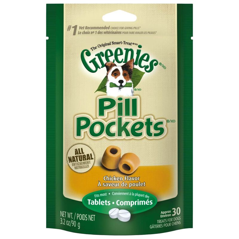 Pill Pockets Chicken Tablets Dog Treat image number 1