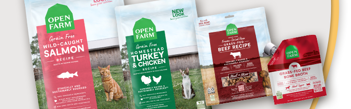 4 bags of Open Farm dog food