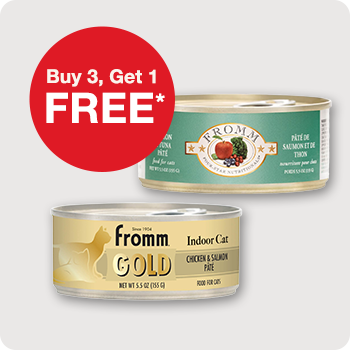 Buy 3, Get 1 FREE Fromm Cat Food  cans