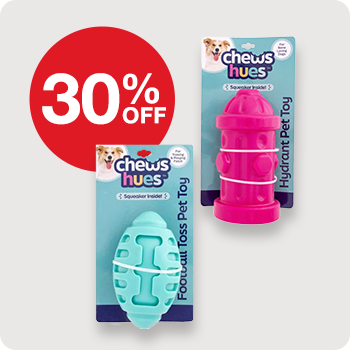 30% Off Chew Hues Summer Dog Toys 