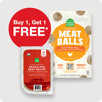 Buy 1, Get 1 FREE Open Farm Frozen Dog Food