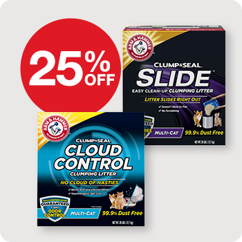 25% Off Arm & Hammer Cat Litter 28 lb.