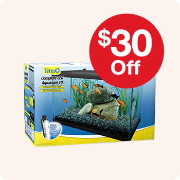 $30 Off Tetra Deluxe LED Aquarium Kit 10 Gal.